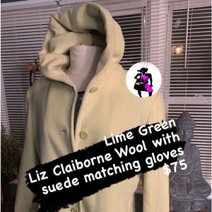 Vintage Liz Claiborne Wool Overcoat